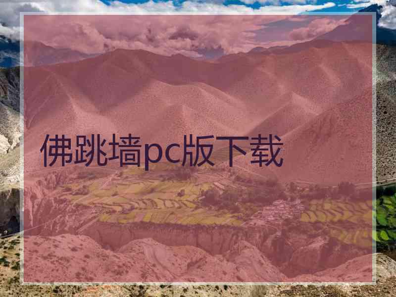 佛跳墙pc版下载