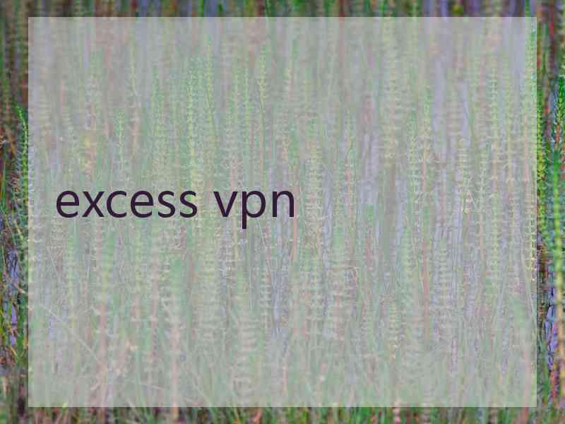 excess vpn